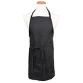 Chef Revival Chef 24/7Front-of-the House Gourmet Bib Apron - Black 601BAO-3-BK